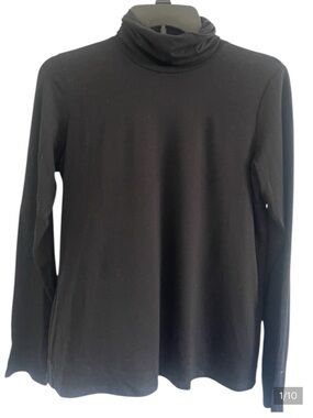 Eileen Fisher
Eileen Fisher Long Sleeve
Turtleneck Black Size Small Petite